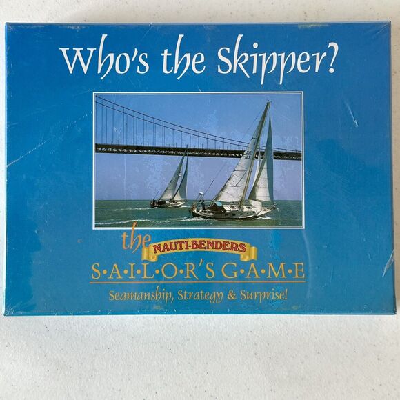 WHO'S THE SKIPPER?  Boaters Game Motor or Sail Fun & Educational  NEW SEALED - Picture 1 of 6